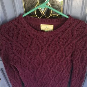 Maroon Knit Sweater for Winter ❄️ XS